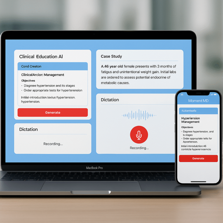 MomentMD’s AI Tools: Transforming Clinical Education for a Digital Future